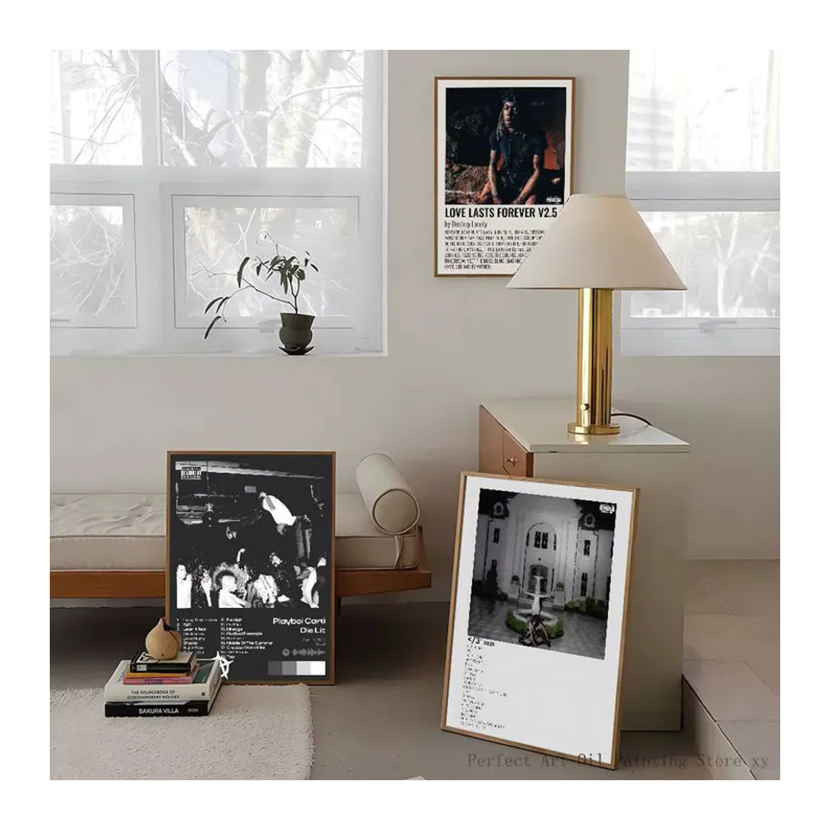 Wasserfester Wandkunst Aufkleber mit D-Destroy Lonely Album Poster Design in Mehrfarbig für Wohnzimmer und Schlafzimmer - Bild 4
