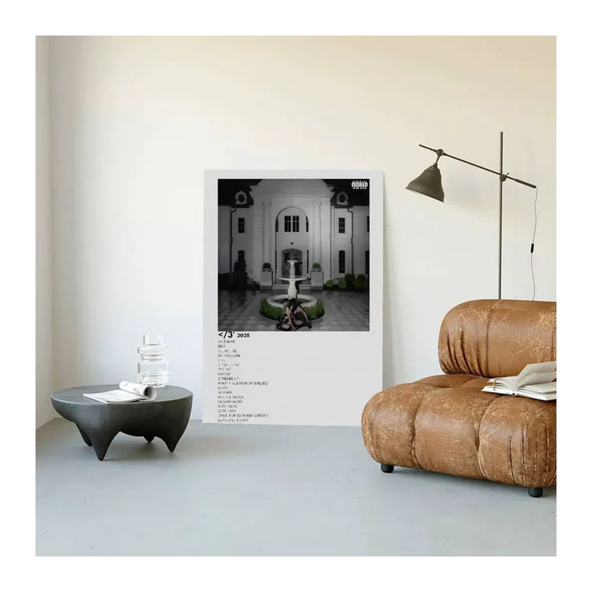 Wasserfester Wandkunst Aufkleber mit D-Destroy Lonely Album Poster Design in Mehrfarbig für Wohnzimmer und Schlafzimmer - Bild 5