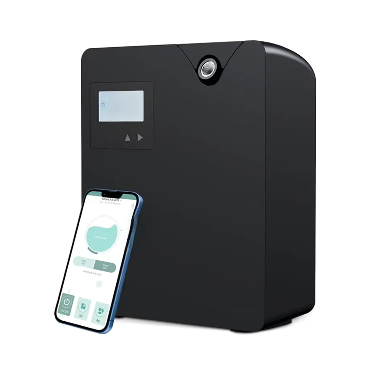 Wasserloser Duftluftmaschine mit intelligenter Kaltlufttechnologie und Bluetooth-WiFi-Aromatherapie für ätherische Öle, Schwarz - Bild 7