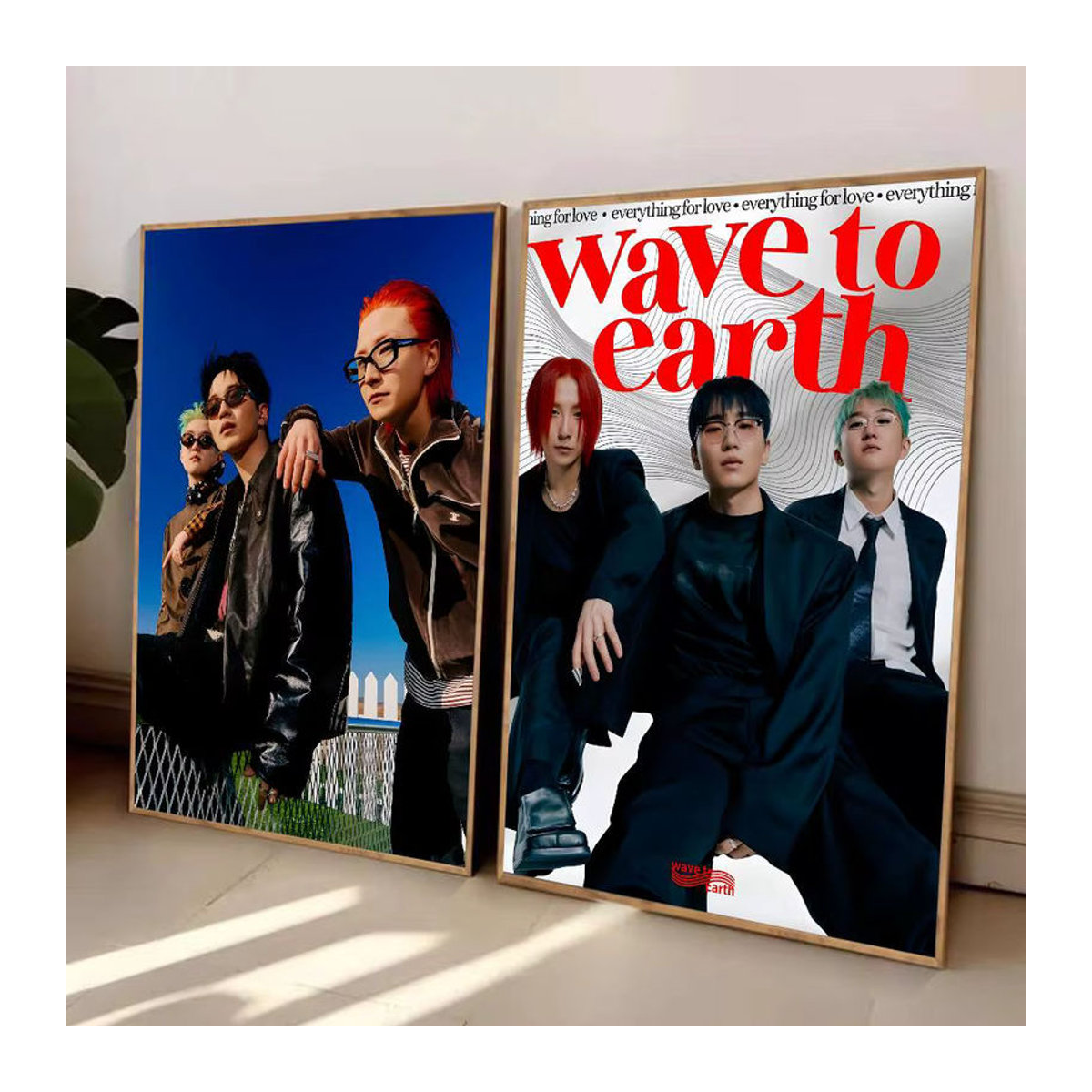 Wave to Earth Poster Hochauflösender Selbstklebender Kunstaufkleber aus Papier, Mehrfarbig, Rechteckig - Bild 4