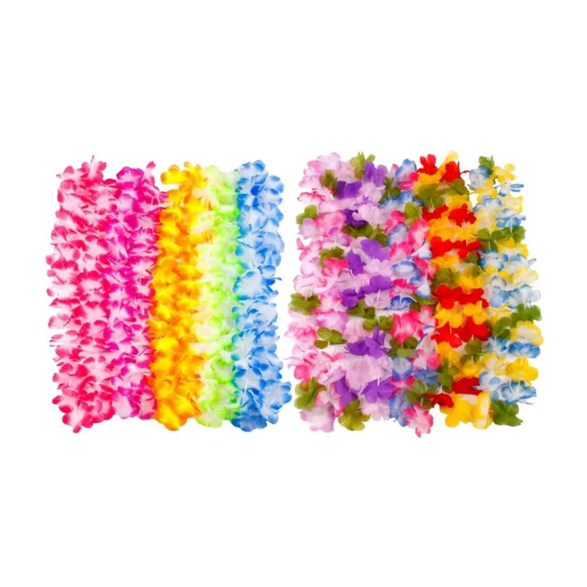 Wayfun Künstliche Blumengirlande als hawaiianische Blumen-Halskette in Mehrfarbig für deine Sommer-Party und als floralen Deko-Accessoire - Bild 4