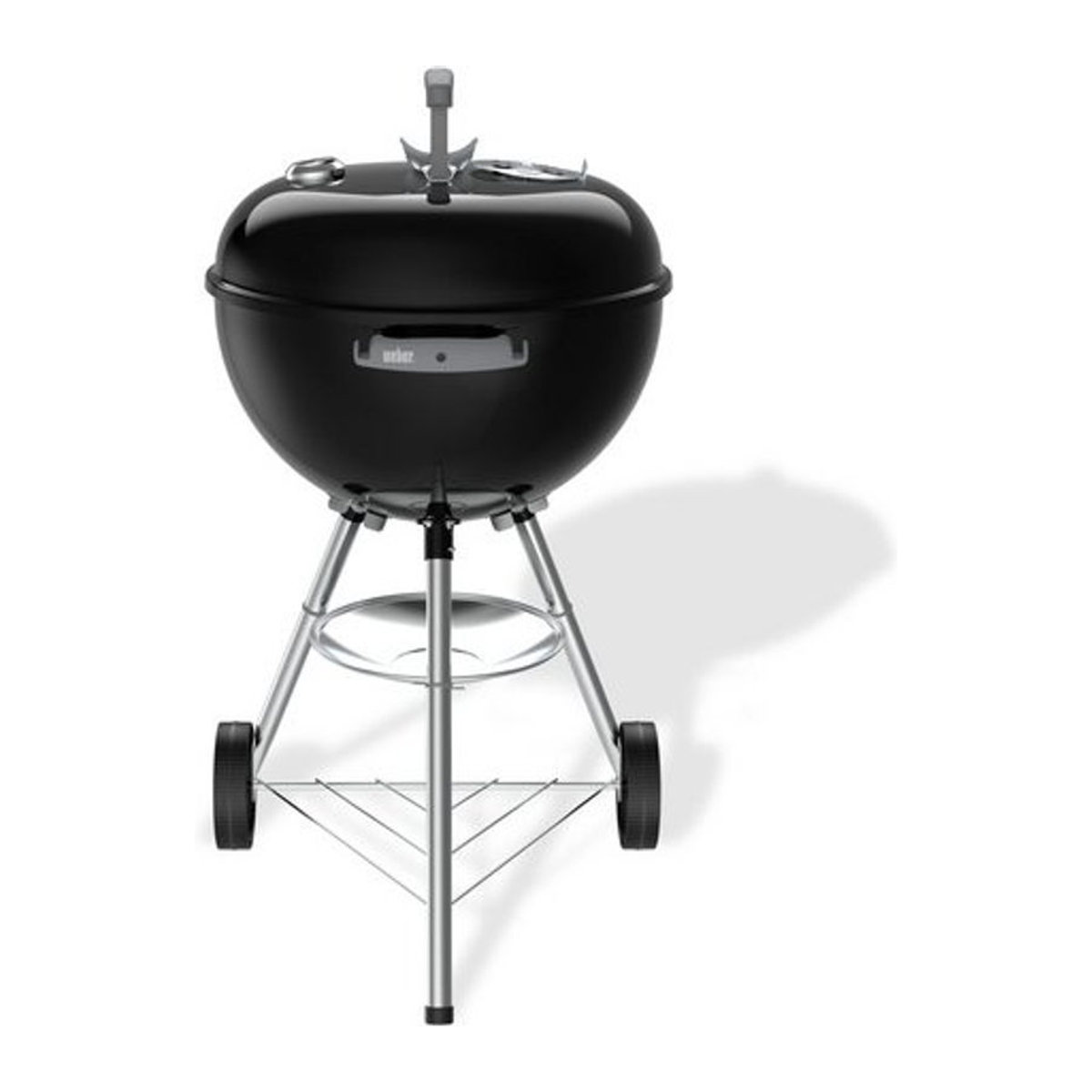 Weber Bar-B Kettle Holzkohlegrill aus Stahl-Email in Schwarz mit Ø 47 cm - Bild 1