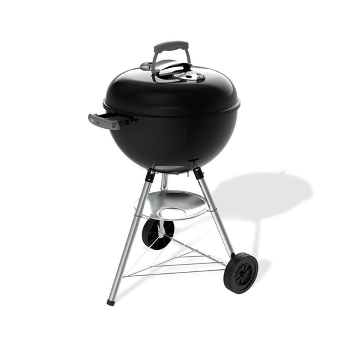 Weber Bar-B Kettle Holzkohlegrill aus Stahl-Email in Schwarz mit Ø 47 cm - Bild 2