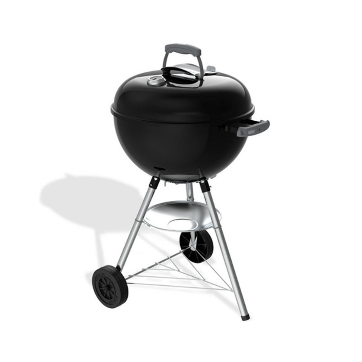 Weber Bar-B Kettle Holzkohlegrill aus Stahl-Email in Schwarz mit Ø 47 cm - Bild 3