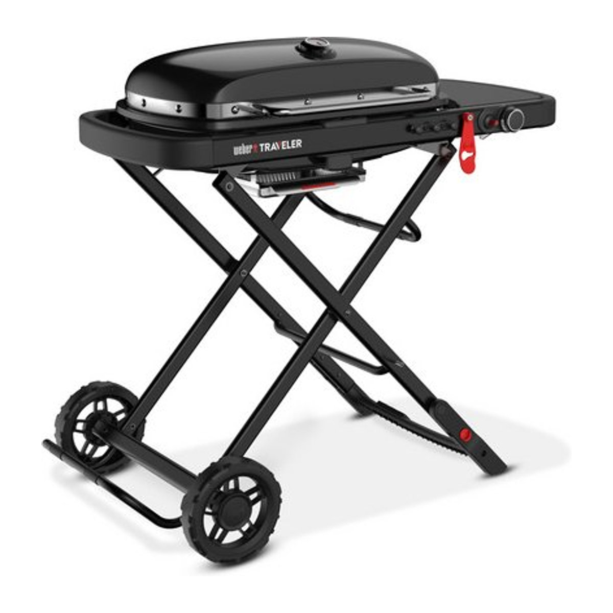 Weber Gasgrill Traveler Stealth Edition in Schwarz mit 1 Brenner und einer Grillfläche von 65 x 34 cm - Bild 1