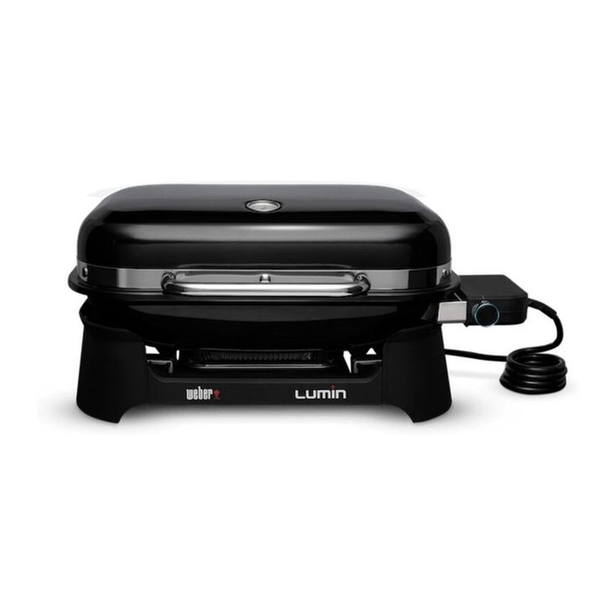 Weber Lumin Elektrogrill in Schwarz mit Grillfläche von 49 x 33 cm - Bild 1
