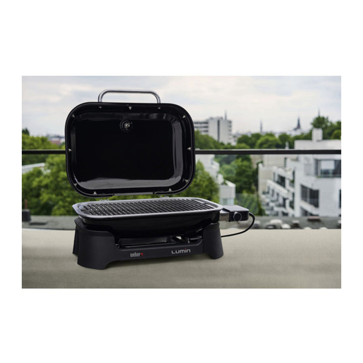 Weber Lumin Elektrogrill in Schwarz mit Grillfläche von 49 x 33 cm - Bild 4