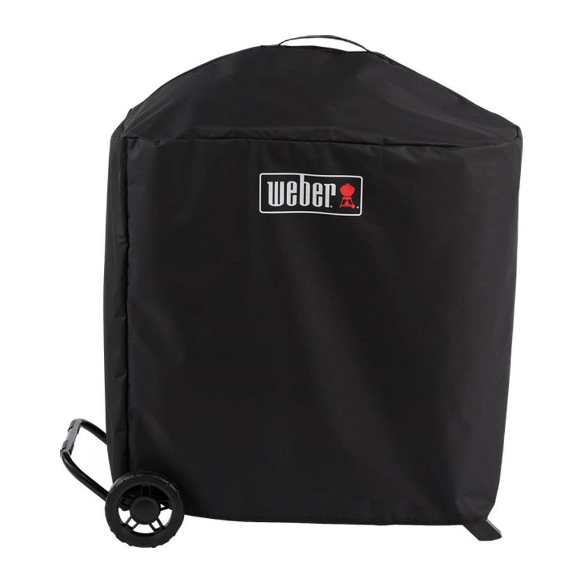 Weber Premium Abdeckhaube für Traveler Compact in Schwarz aus Polyester und Kunststoff, B/H/T: 87 x 80 x 56 cm - Bild 1