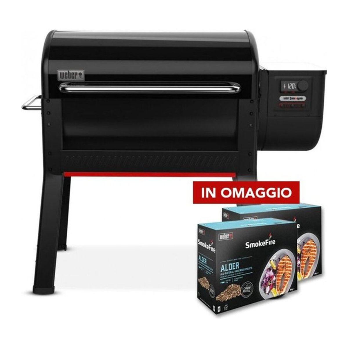 Weber Smoque XL Pelletgrill Schwarz - Bild 2