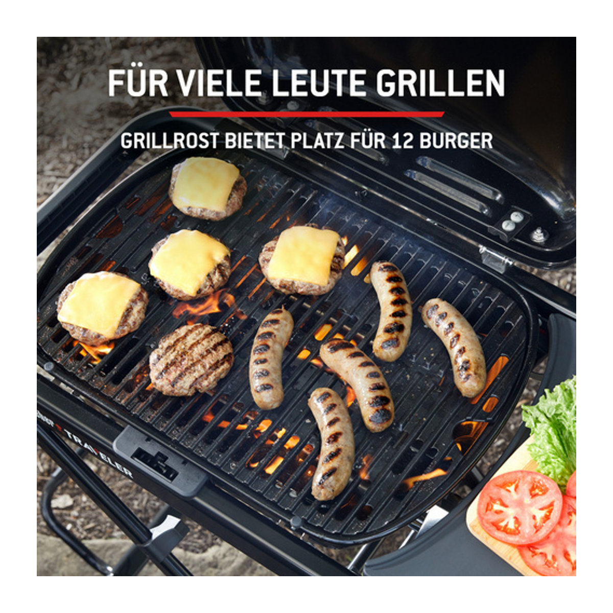 Weber Traveler Compact Gasgrill in Schwarz - Bild 3