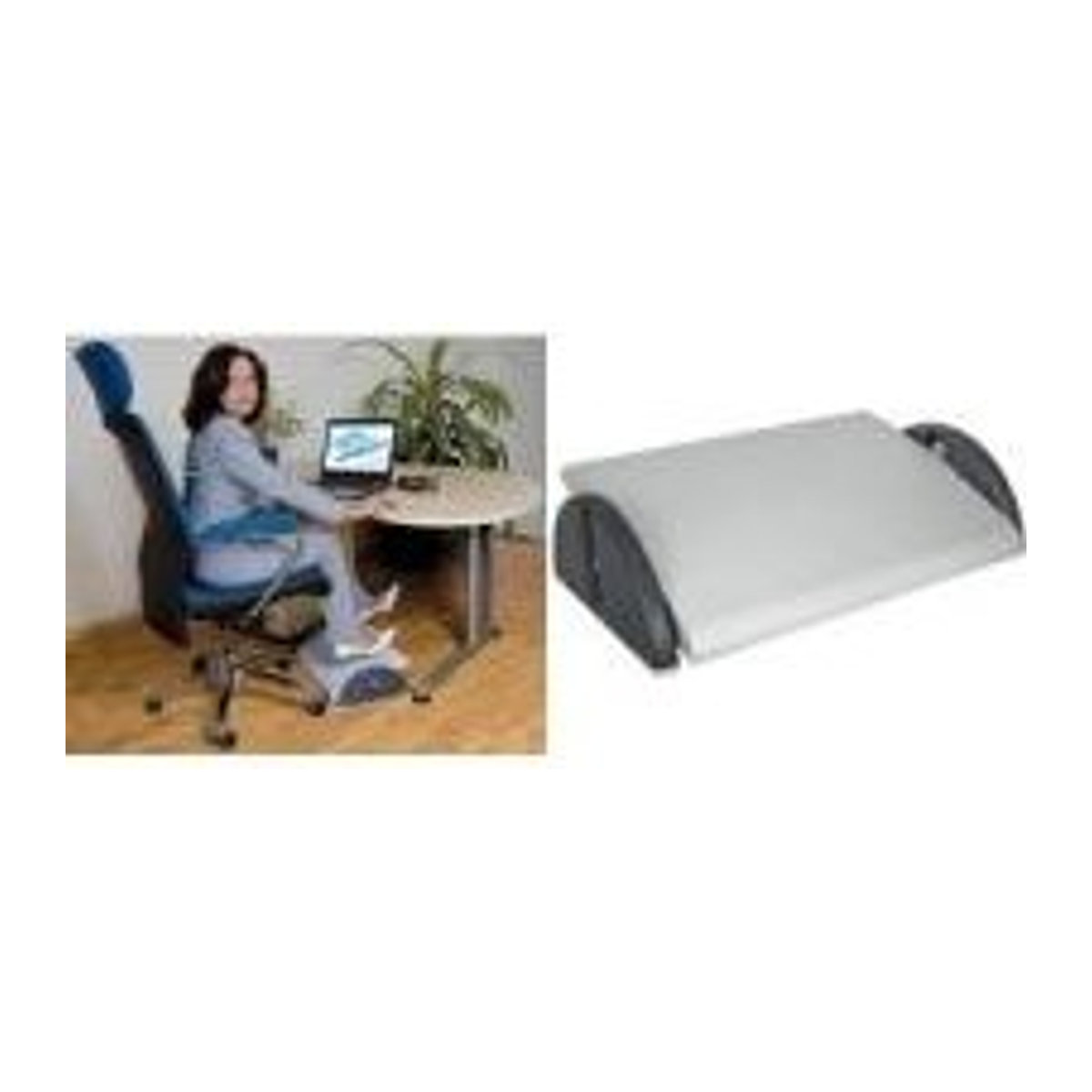 WEDO Fußstütze Relax Plus höhenverstellbar grau - Bild 1