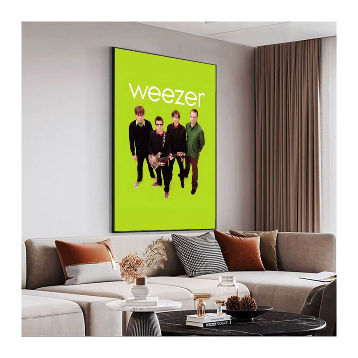 Weezer Musik Band Anime Poster als mehrfarbiger Klebe-Druck auf Papier für deine Kawaii Room Decor Wandgestaltung - Bild 3