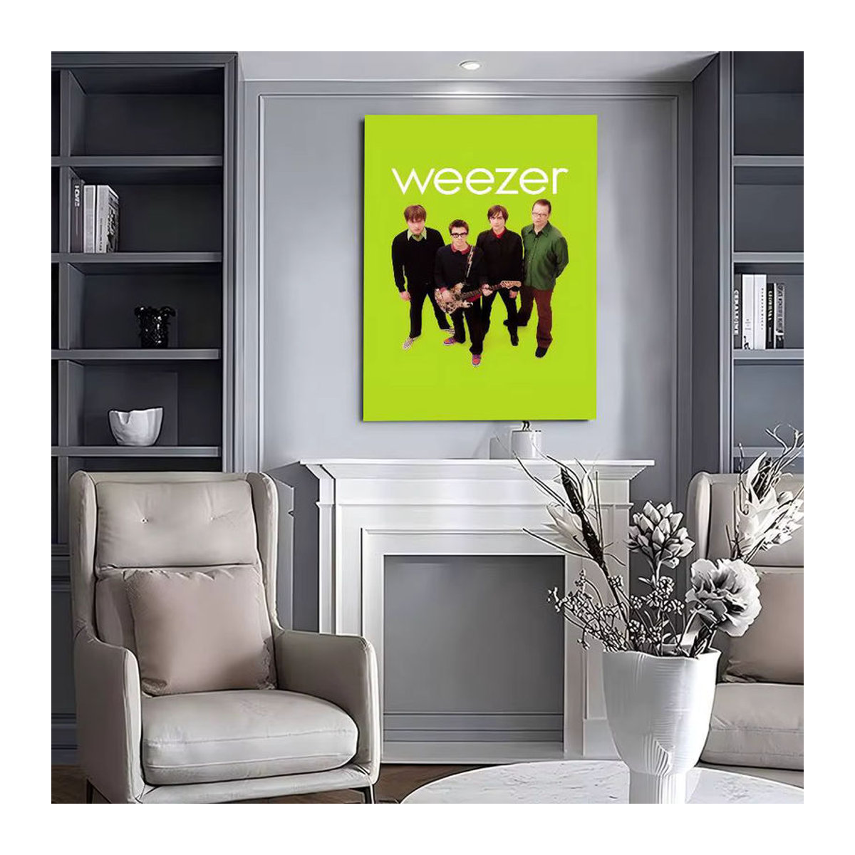 Weezer Musik Band Anime Poster als mehrfarbiger Klebe-Druck auf Papier für deine Kawaii Room Decor Wandgestaltung - Bild 5