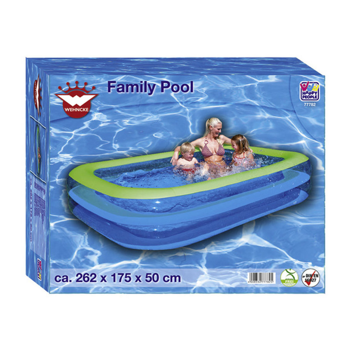 Wehncke Family Rechteckpool in Blau/Grün B/H/L: 262 x 50 x 175 cm - Bild 3