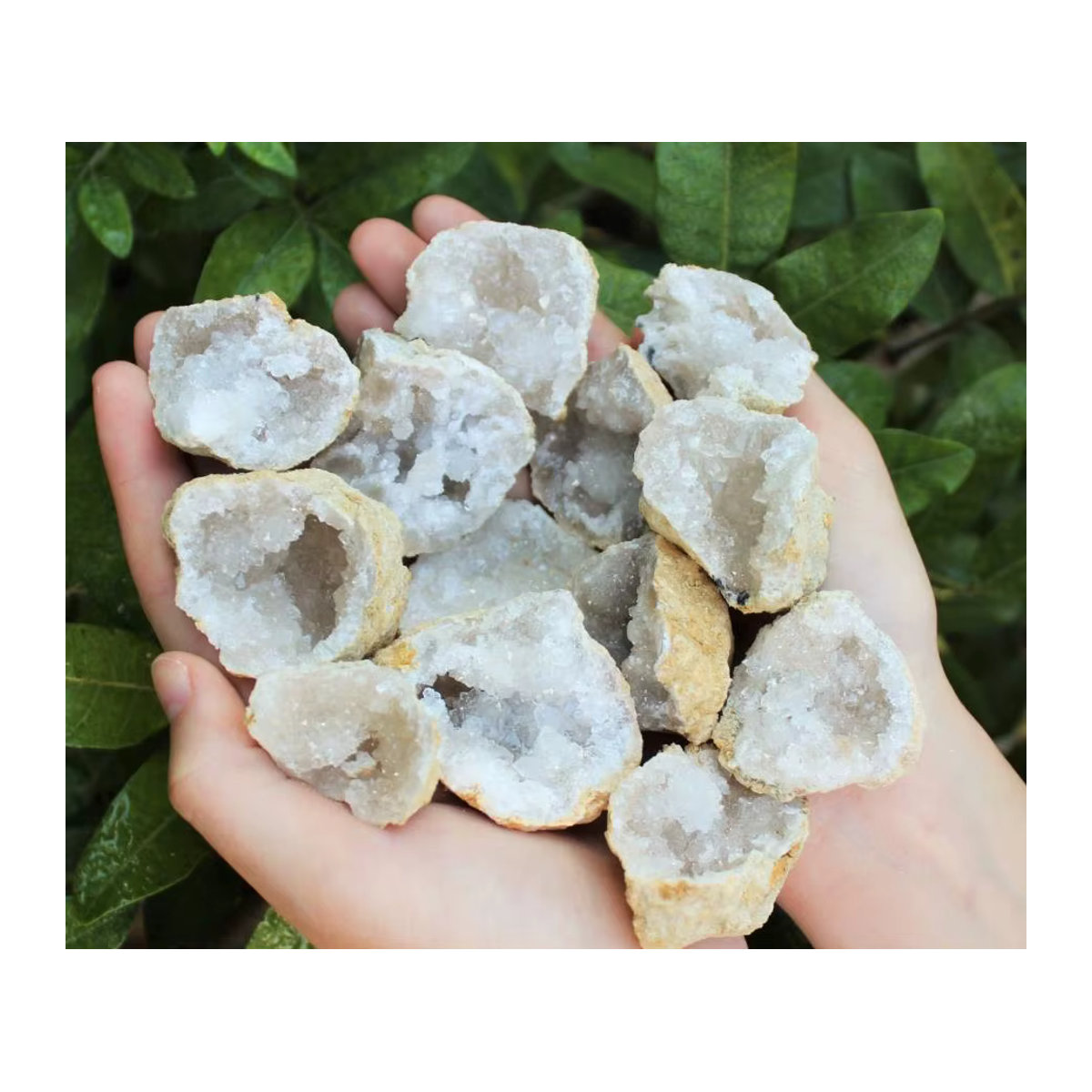 Wei Hong Natürliche Quarzgeode Mehrfarbig 1000g - Bild 6