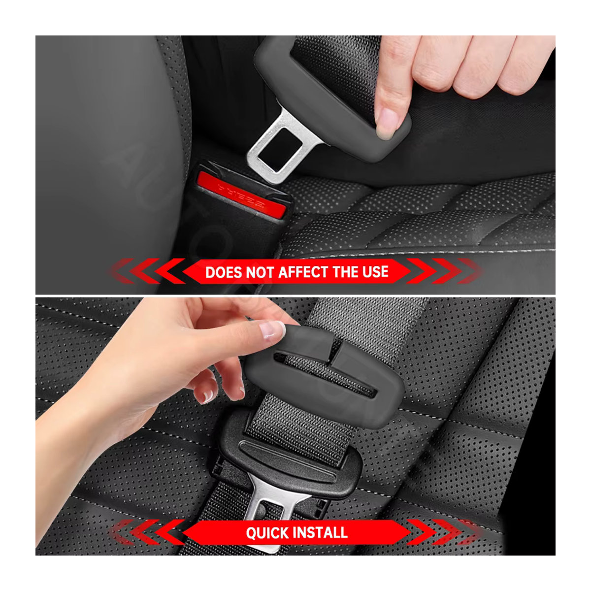 Weiche Silikon Sicherheitsgurt Schnalle Schutz Abdeckung für Peugeot GT GTI GTLINE 3008 5008 4008 308 208, mehrfarbig - Bild 6