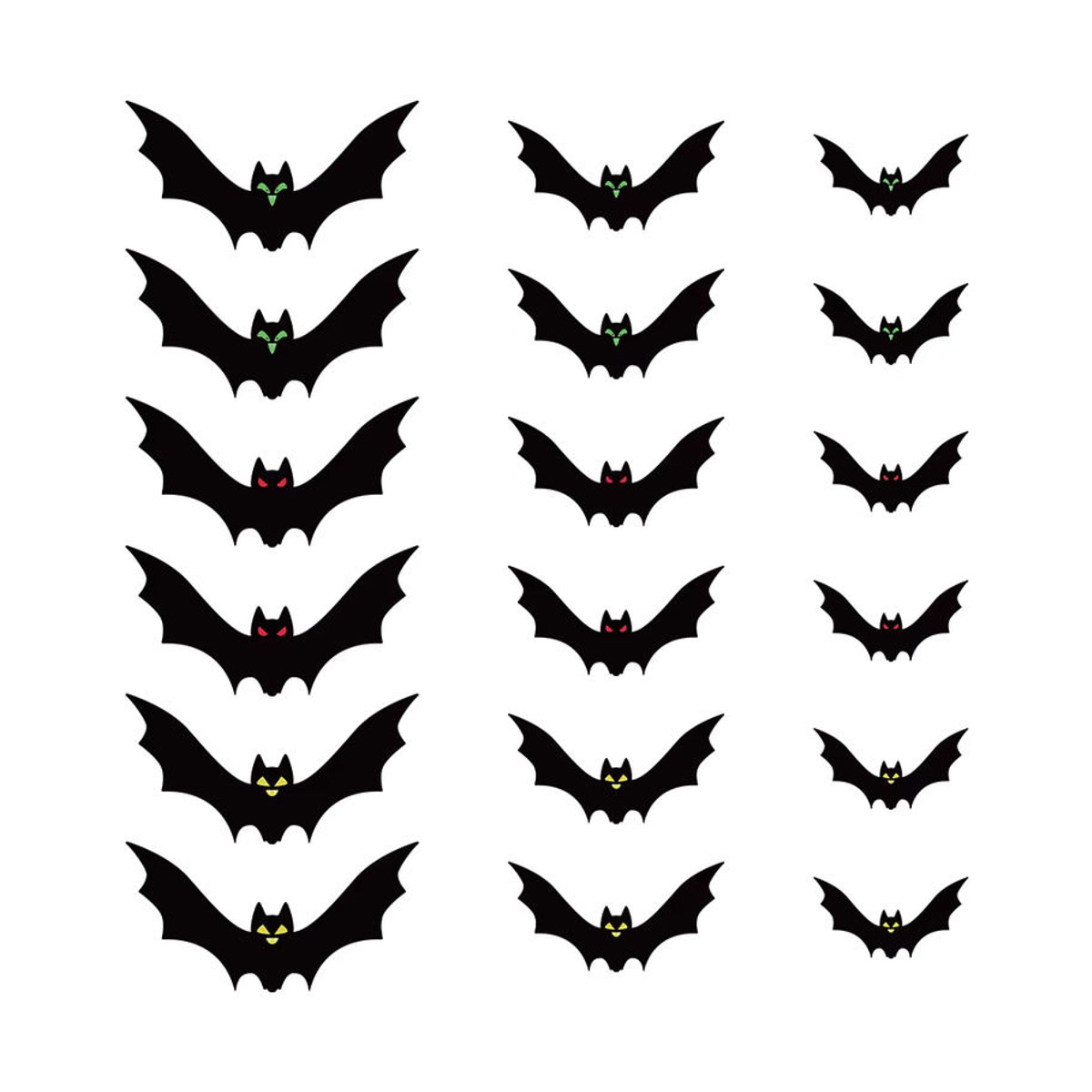 WEIGAO Halloween Fledermaus-Anhänger aus schwarzem Papier als hängende Dekoration - Bild 5