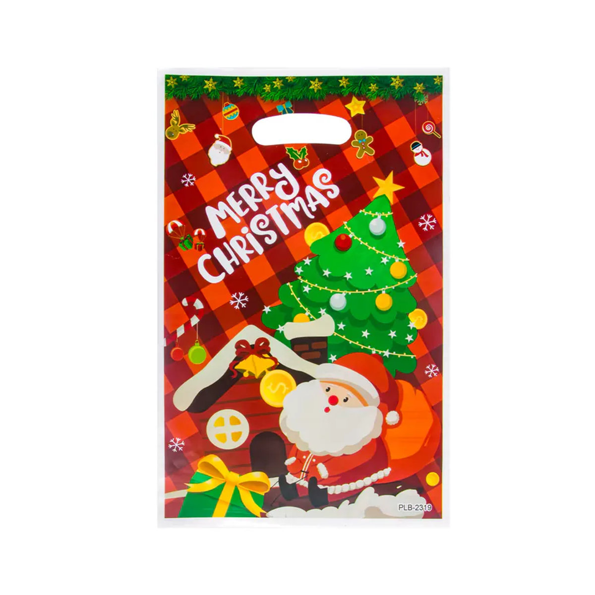 Weihnachtsgeschenktüten von joy-enlife aus Kunststoff in Rot für Süßigkeiten und Kekker als Weihnachtsdekoration für Kinder - Bild 3