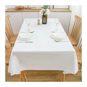 Weiße Tischdecke von LOVRTRAVEL für Dinnerparty, Hochzeit und Outdoor-Events