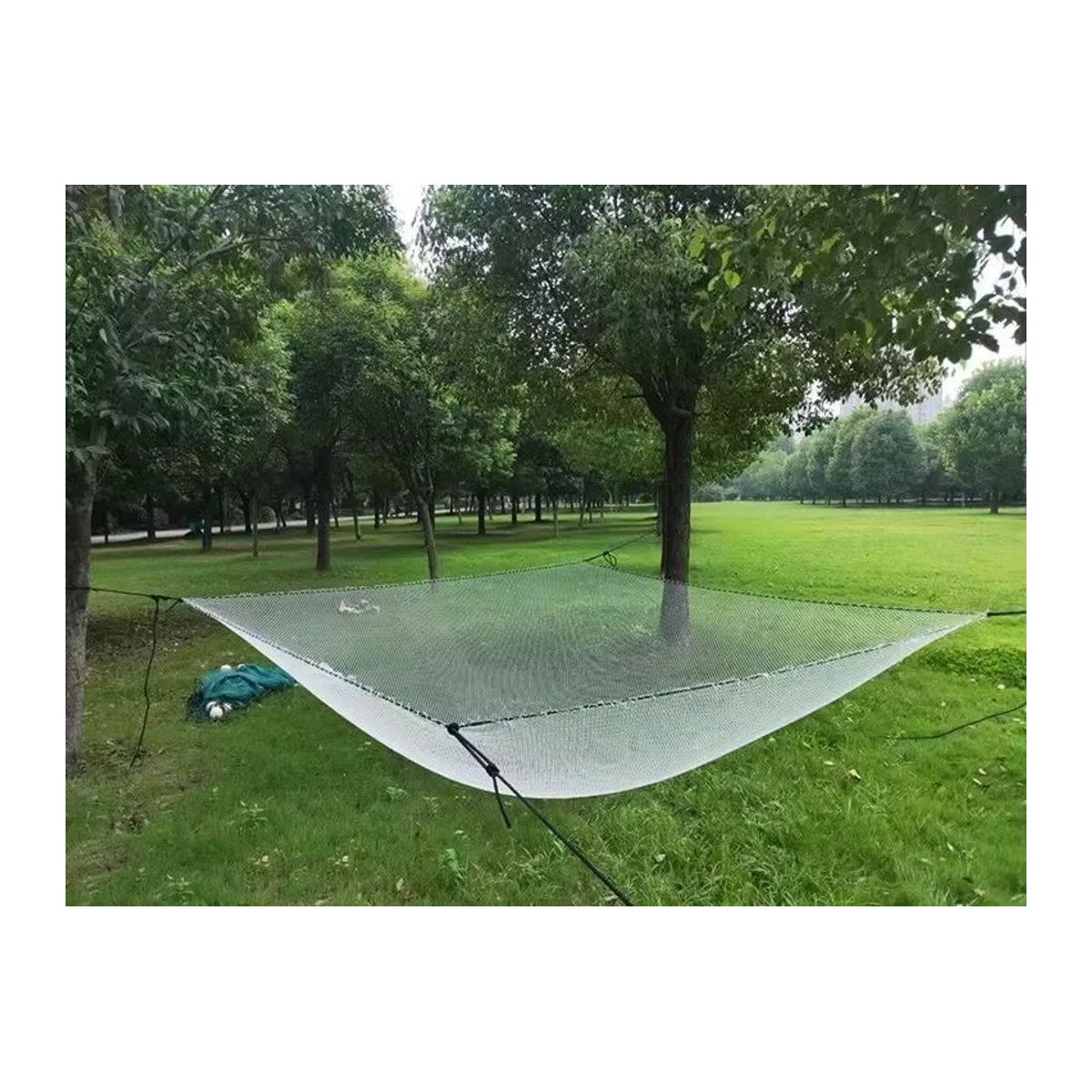 Weißes Nylon-Netzgewebe mit 3 mm Sechskantlöchern als Anti-Vogel-Netz und Schutzgewebe für deinen Garten und deine Obstpflanzen - Bild 3