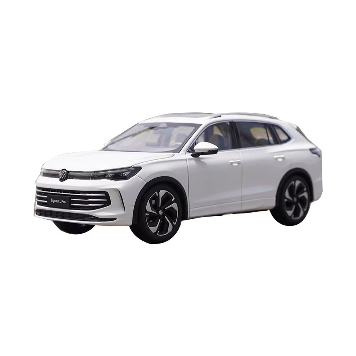 WELLY VW Tiguan L PRO SUV Modellauto 1:18 Metall Druckguss in Pink und Weiß - Bild 6