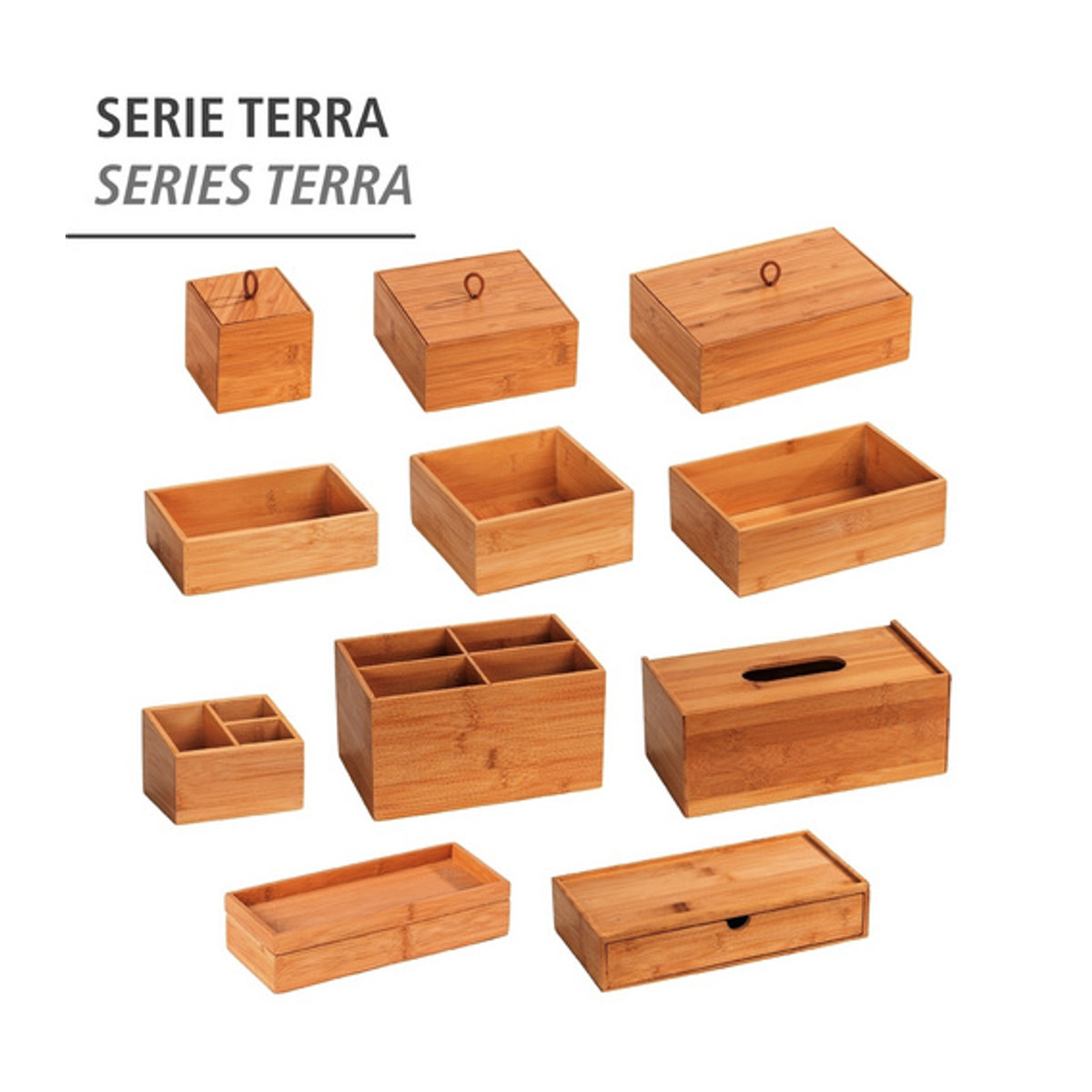 WENKO Box Terra aus Bambus in Braun, rechteckig und skandinavisch im Design - Bild 2
