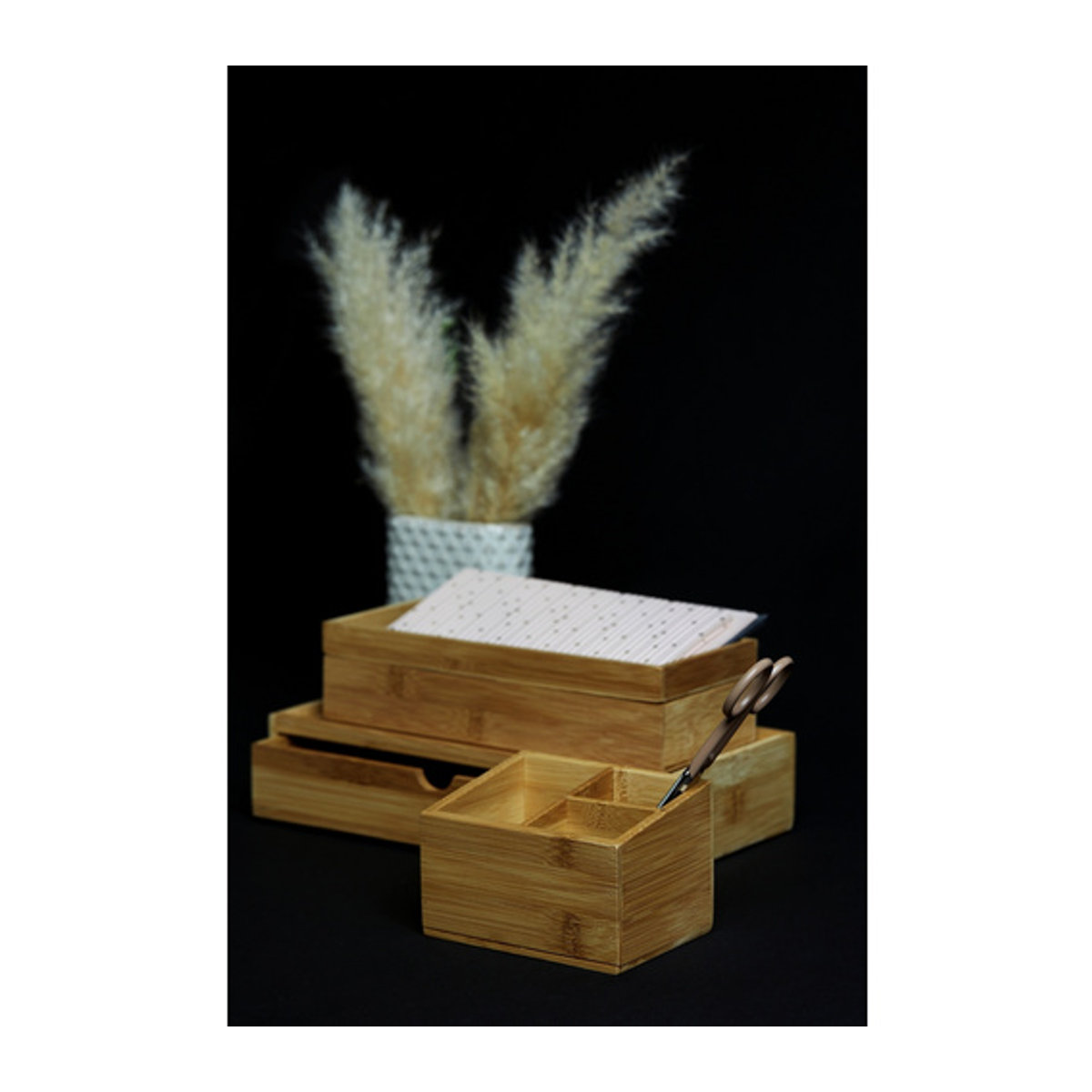 WENKO Box Terra aus Bambus in Braun, rechteckig und skandinavisch im Design - Bild 4