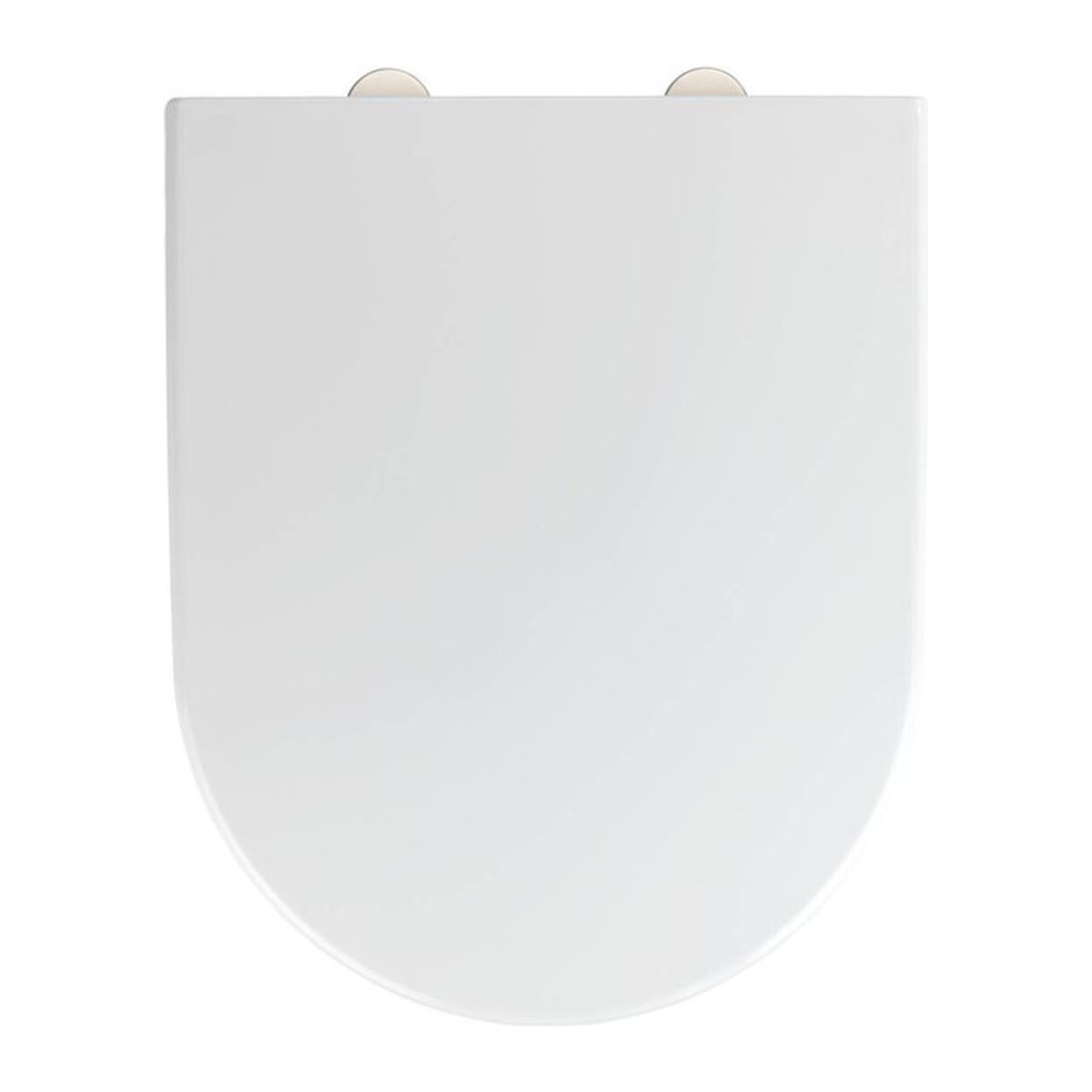 WENKO WC-Sitz Exclusive Nr. 4 aus Duroplast in Weiss, D-Form, Breite: 37,5 cm - Bild 1