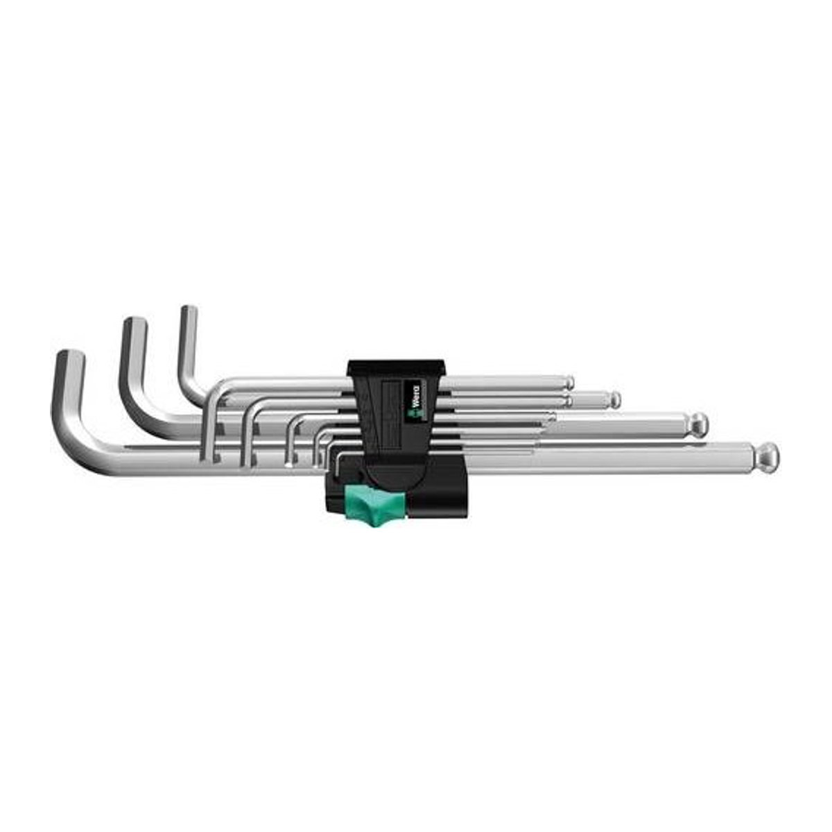 Wera 950/9 Hex-Plus Inbusschlüssel-Set mit Clip Fastener, 9-teilig - Bild 1