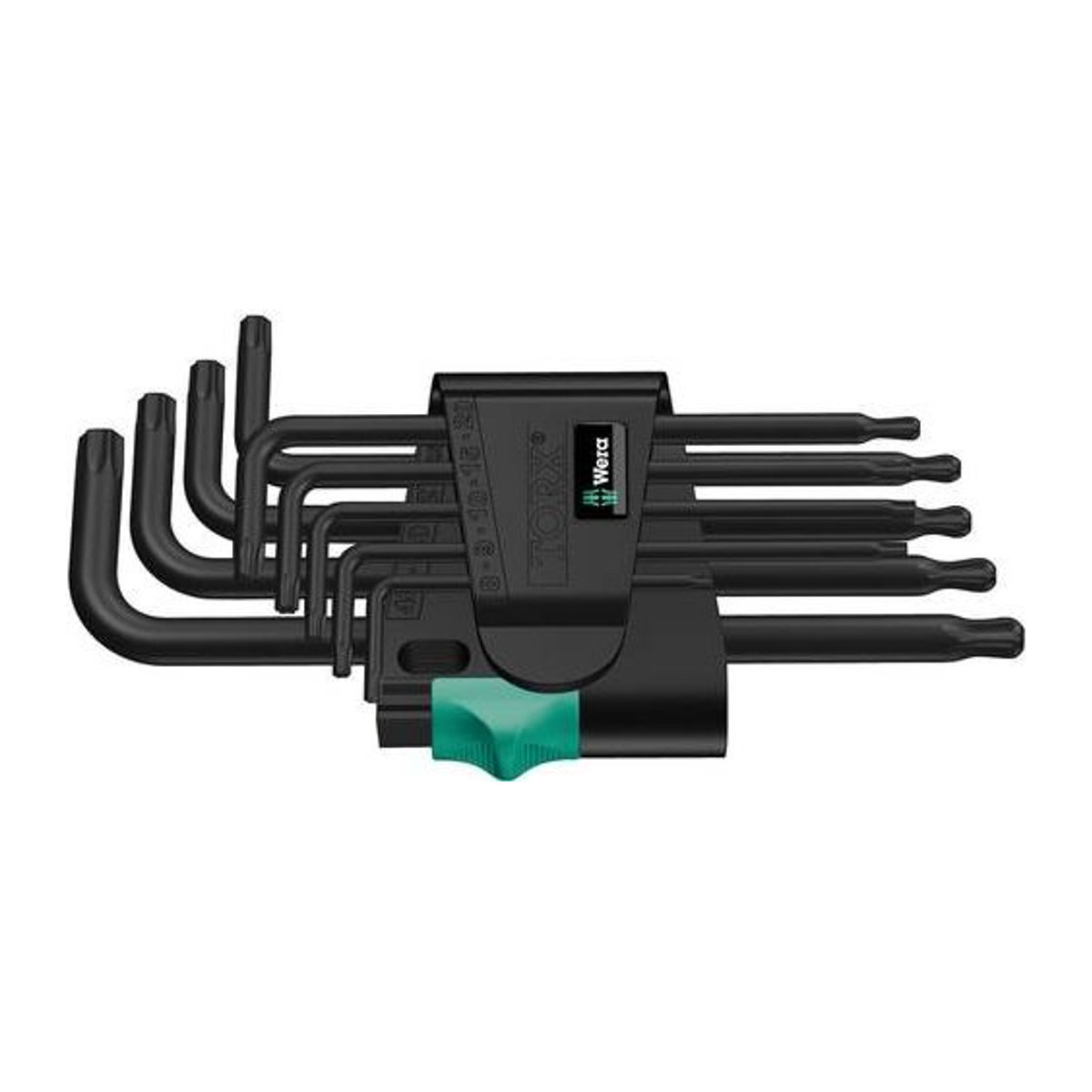 Wera 967 PKL/9 Torx Winkelschraubendreher-Set 9-teilig mit Halter - Bild 1
