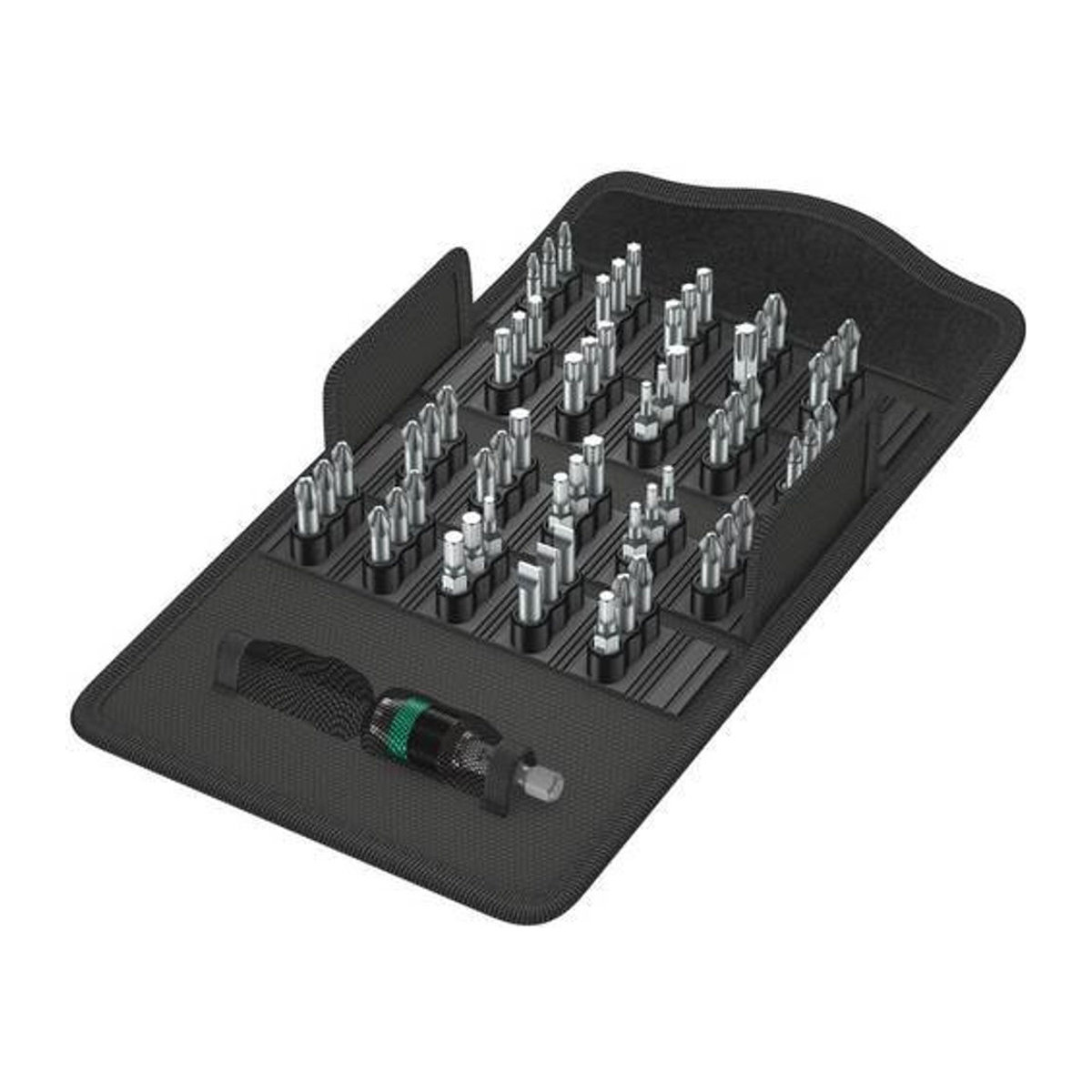 Wera Bit-Safe 61 Universal 1 Steckschlüssel-Satz, 61-teiliges Werkzeugset aus Metall und Kunststoff, metrisch mit PH1-PH3 und PZ1-PZ3 Bits - Bild 2