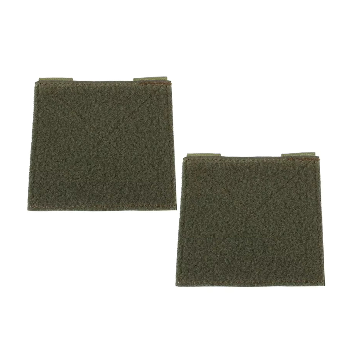 West Biking 2er Set Molle Tactical Patches Display Board mit Klettverschluss in Schwarz und Grün - Bild 2
