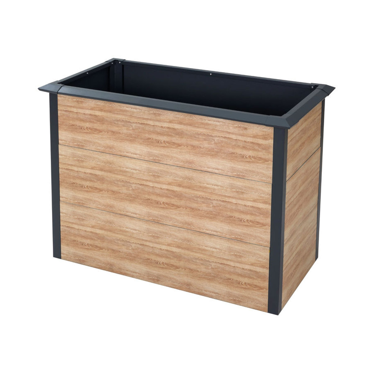 Westmann Hochbeet Primus-Multi M aus Metall mit Schneckenschutz in Anthrazit, B/H/T: 100 x 77 x 50 cm - Bild 1