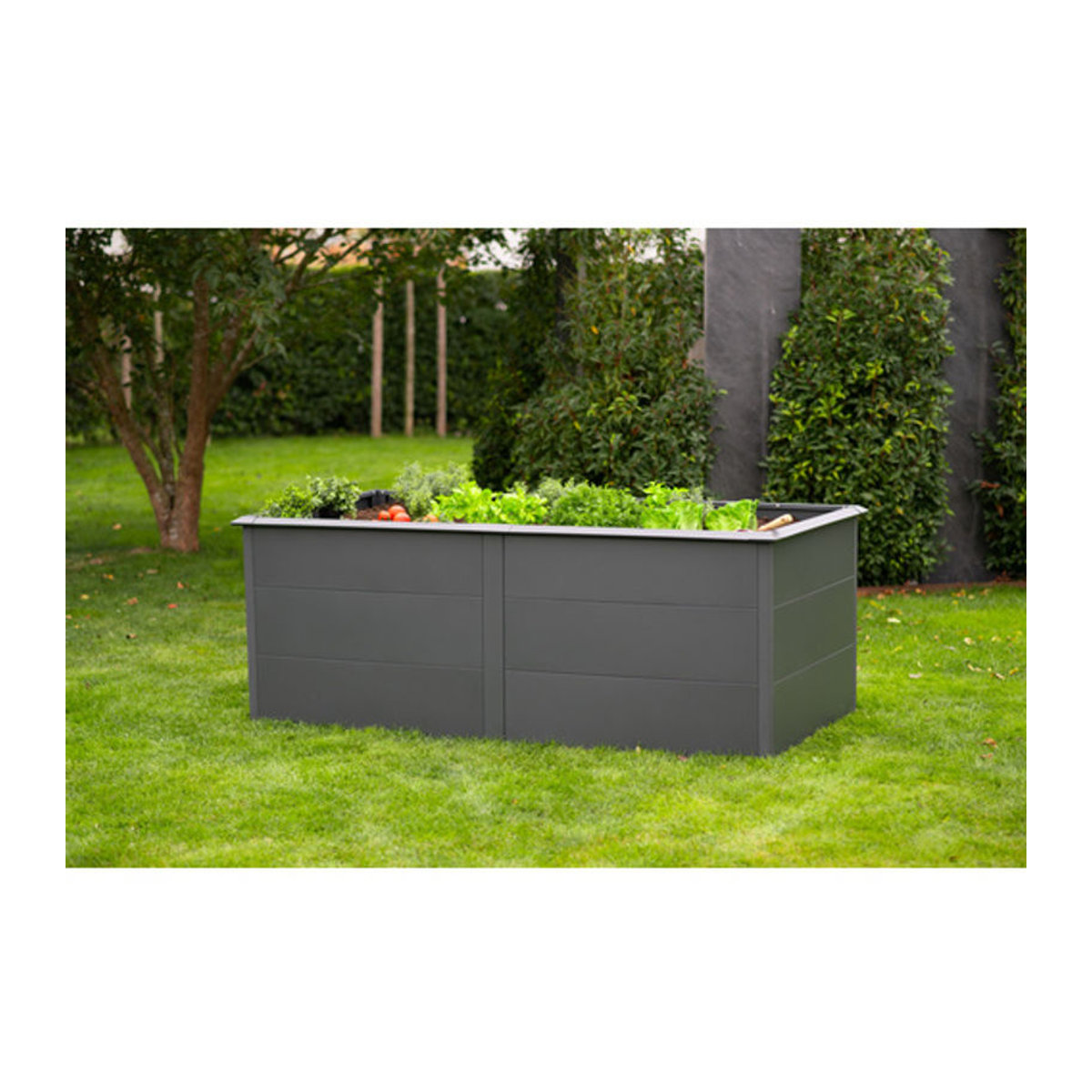 Westmann Hochbeet Primus XL aus Metall in Anthrazit B/H/T: 200 x 77 x 100 cm - Bild 7