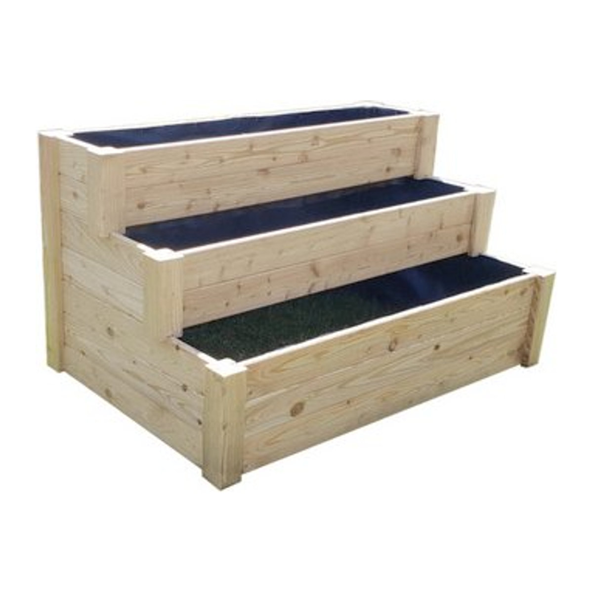 Westmann Holz Hochbeet Urban Gardening in Natur, L x B x H: 120 x 76 x 64 cm - Bild 6