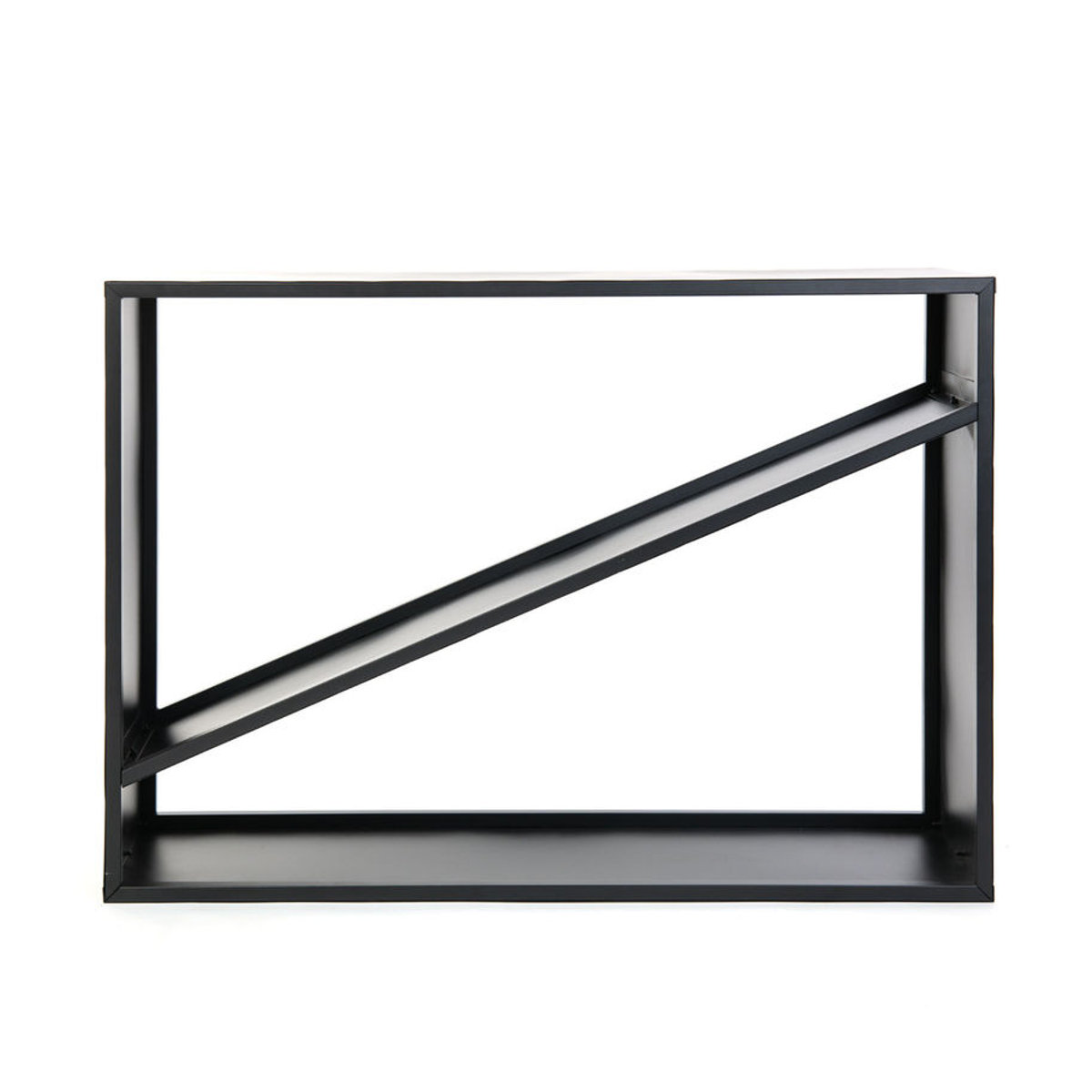 Westmann Kaminholzregal Hugo Schwarz Modern Minimalistisch B: 114,5 cm, T: 35 cm, H: 80 cm - Bild 2