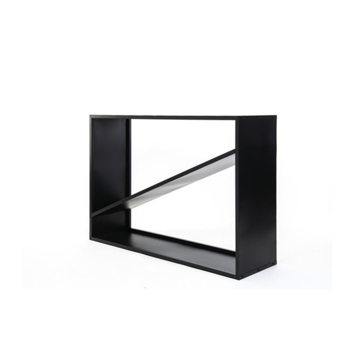 Westmann Kaminholzregal Hugo Schwarz Modern Minimalistisch B: 114,5 cm, T: 35 cm, H: 80 cm - Bild 5