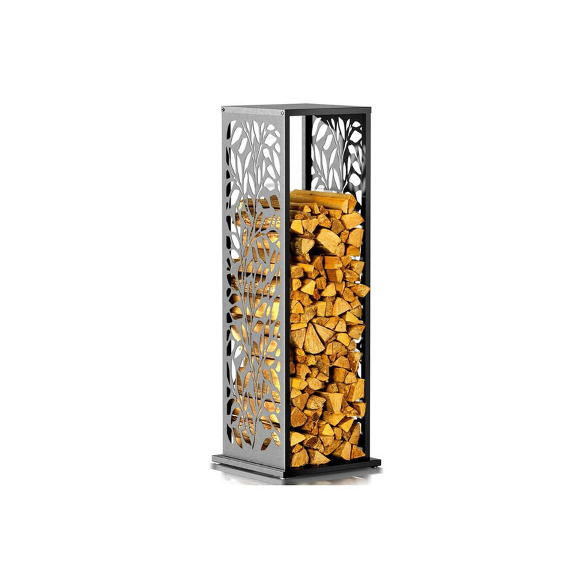 Westmann Kaminholzregal Luma Flow Modern Anthrazit B/T/H: 37,5 x 37,5 x 112 cm - Bild 3