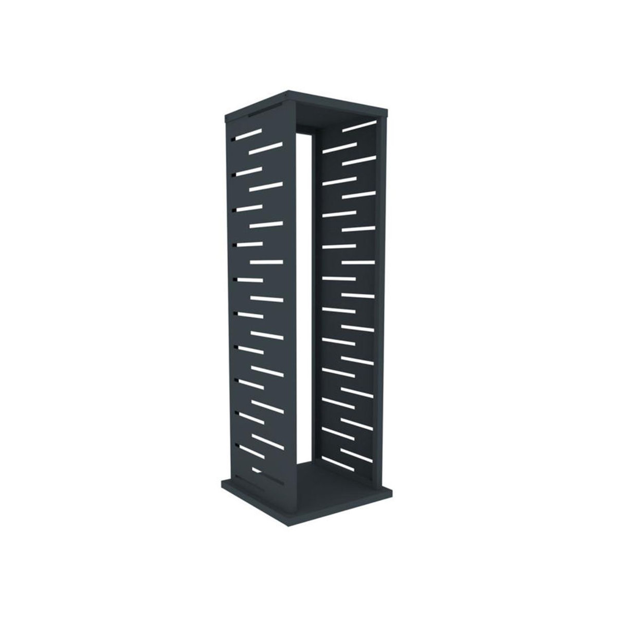 Westmann Kaminholzregal Luma Grid Modern Anthrazit B/T/H: 37,5 x 37,5 x 112 cm - Bild 3