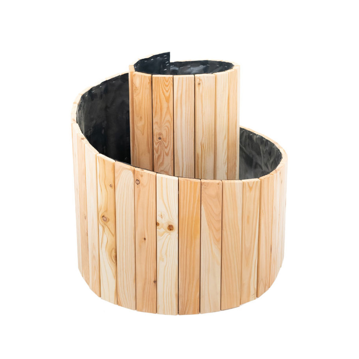 Westmann Kräuterspirale Luise aus Holz in Natur, B/T/H: 55 x 55 x 74 cm - Bild 2