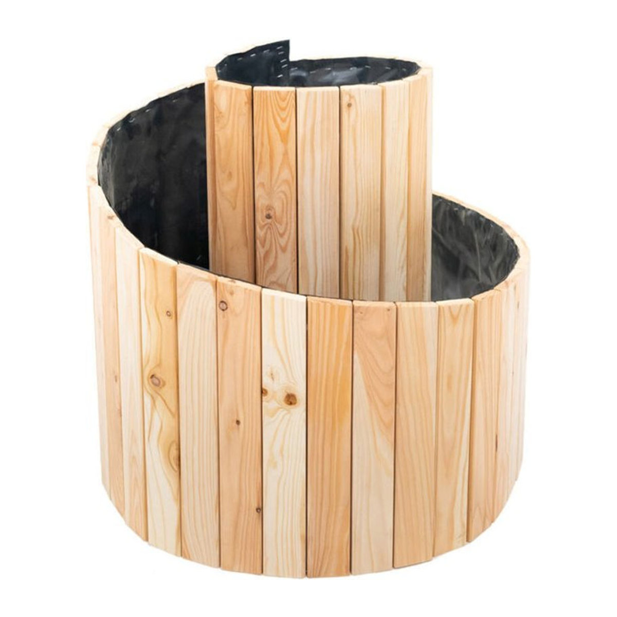 Westmann Kräuterspirale Luise aus Holz in Natur, B/T/H: 55 x 55 x 74 cm - Bild 8