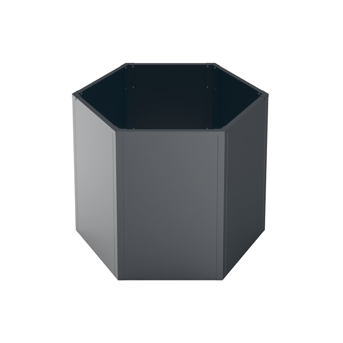 Westmann Metall Hochbeet Varia 77 6-eckig Anthrazit B/T/H: 100 x 100 x 77 cm - Bild 5