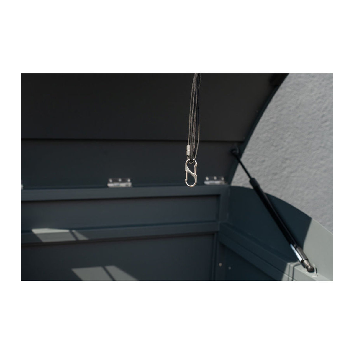 Westmann Mülltonnenbox Moderna 1 für 1 x 240 L Mülltonne, Anthrazit, B/T/H: 72 x 83 x 135 cm - Bild 1