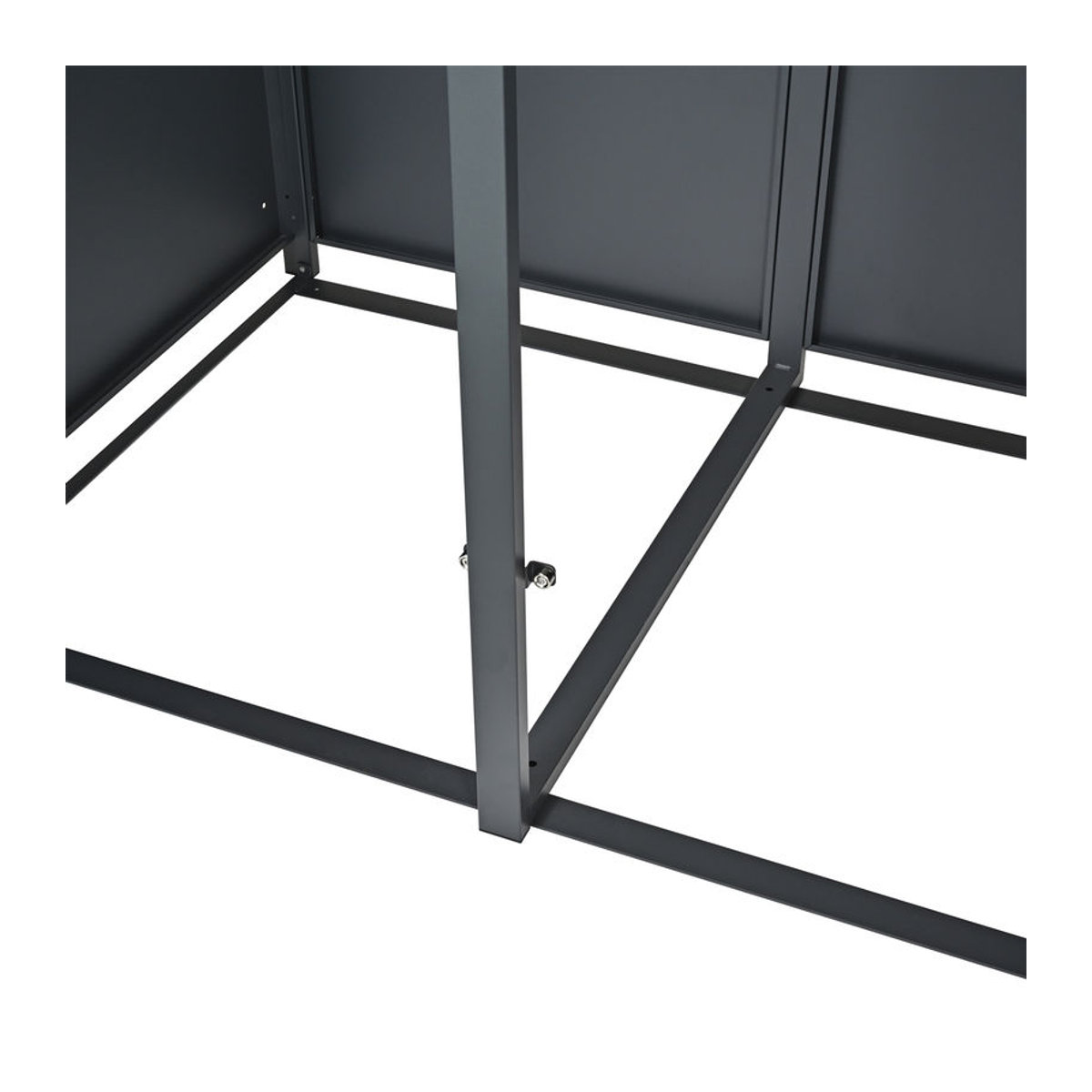 Westmann Mülltonnenbox Tonus 4 für 4 x 240L in Anthrazit, B/H/T: 265 x 116 x 80 cm - Bild 2