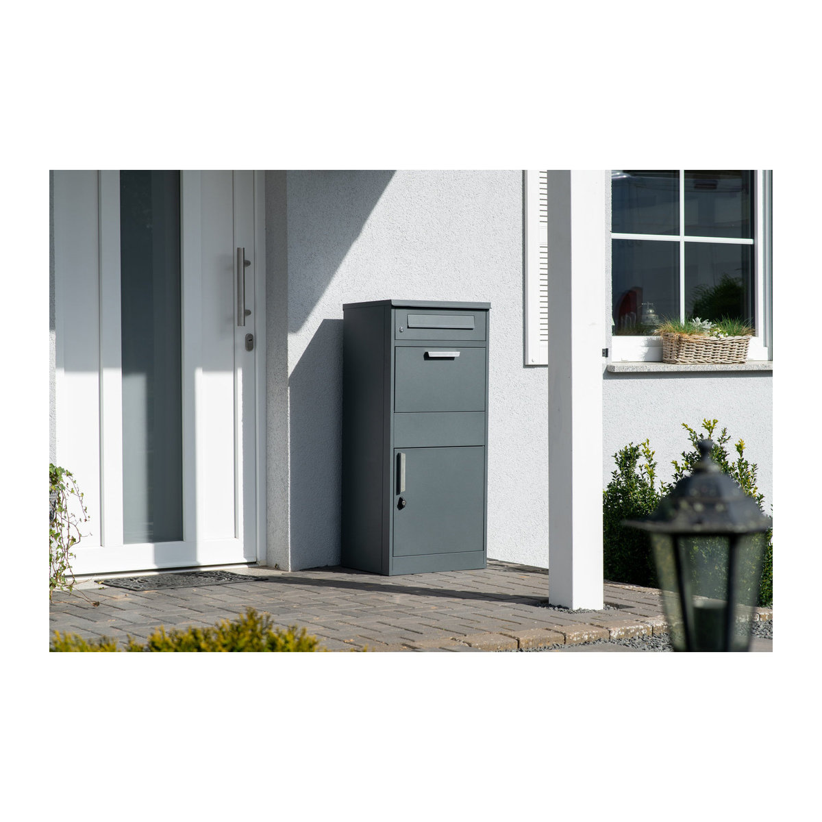 Westmann Paketbox Pedro in Anthrazit B/H/T: 50 x 112 x 37 cm - Bild 2