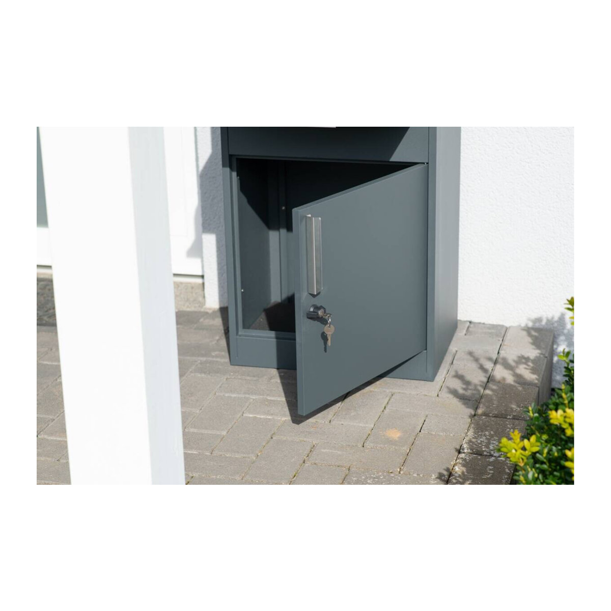 Westmann Paketbox Pedro in Anthrazit B/H/T: 50 x 112 x 37 cm - Bild 6