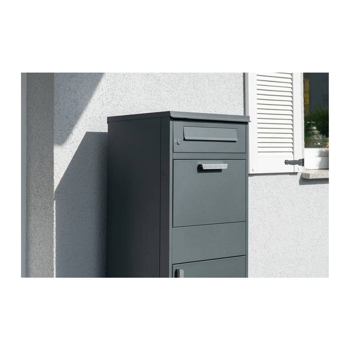 Westmann Paketbox Pedro in Anthrazit B/H/T: 50 x 112 x 37 cm - Bild 8