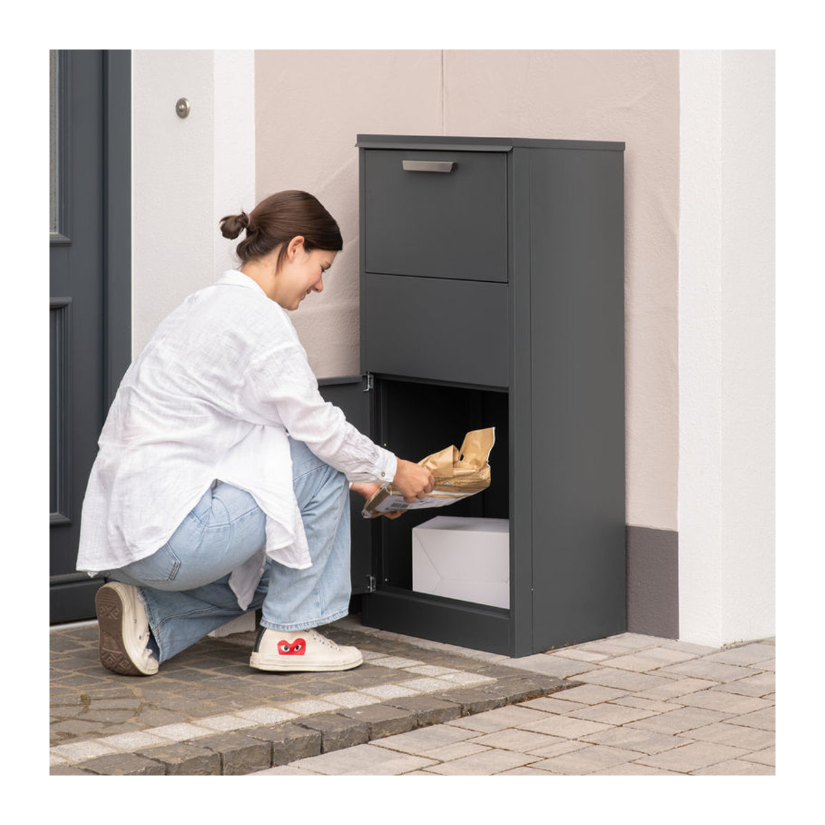 Westmann Paketbox Pepe anthrazit B/H/T: 50 x 114 x 39 cm - Bild 10