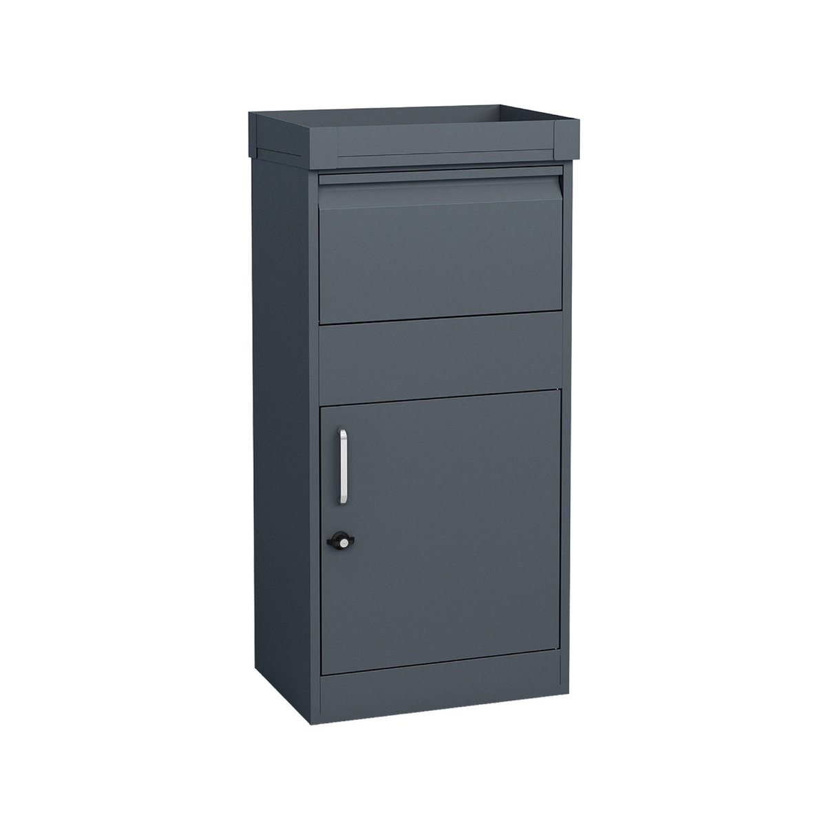 Westmann Paketbox Piet anthrazit B/T/H: 50 x 37 x 105 cm - Bild 2