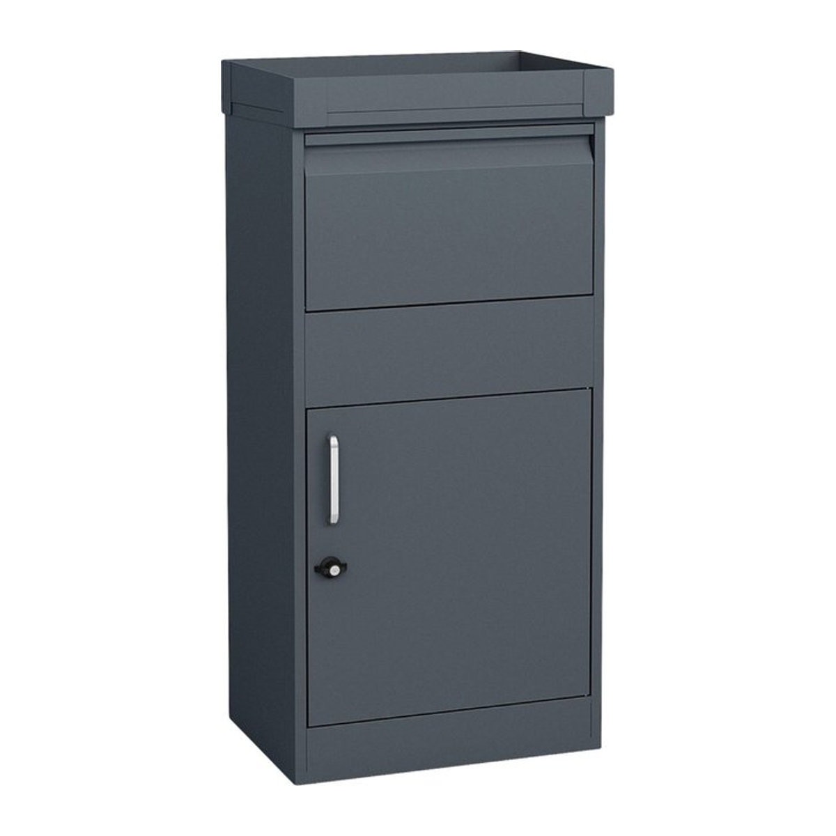 Westmann Paketbox Piet anthrazit B/T/H: 50 x 37 x 105 cm - Bild 6